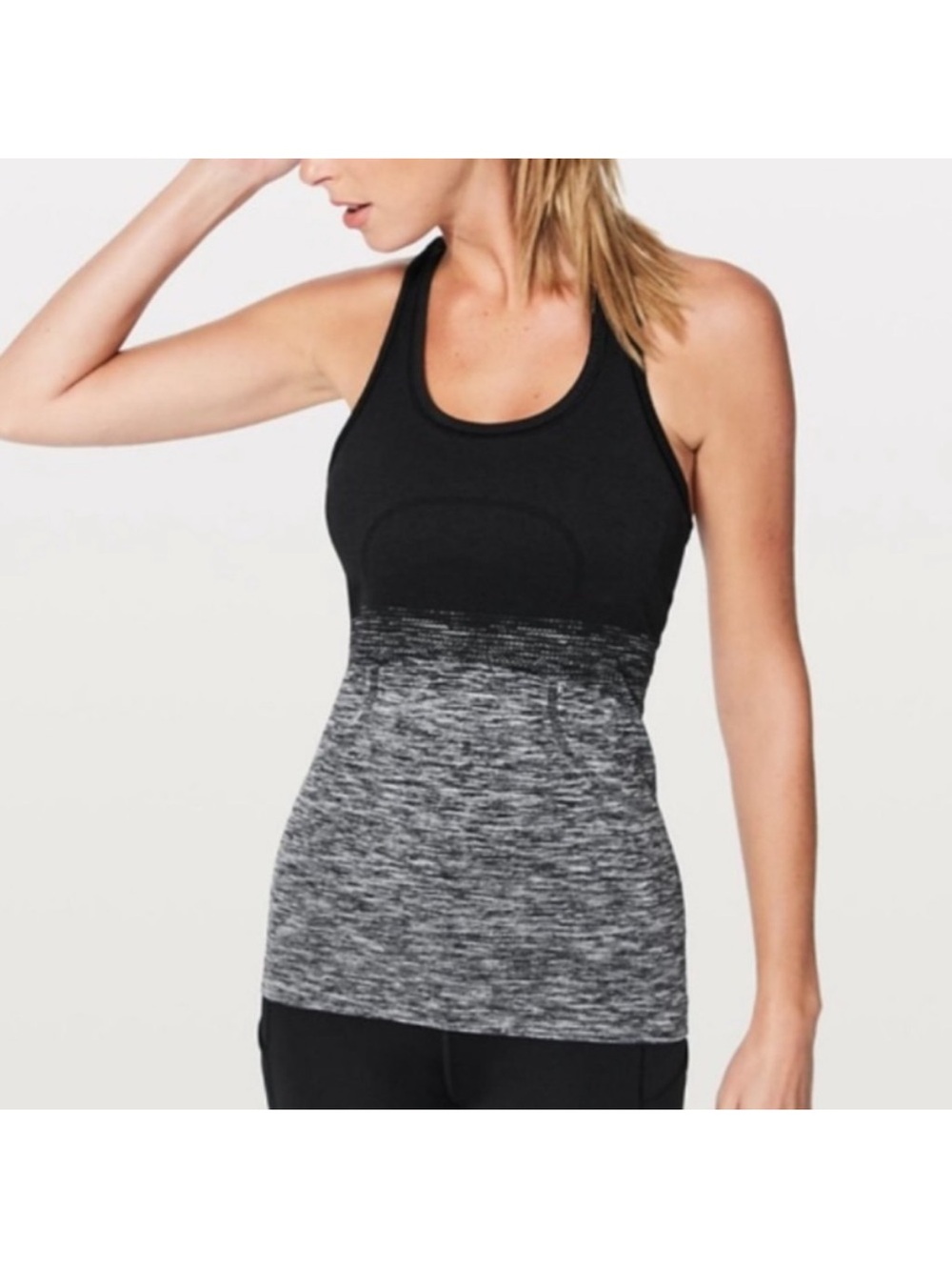 Lululemon ombré black swiftly tech tank